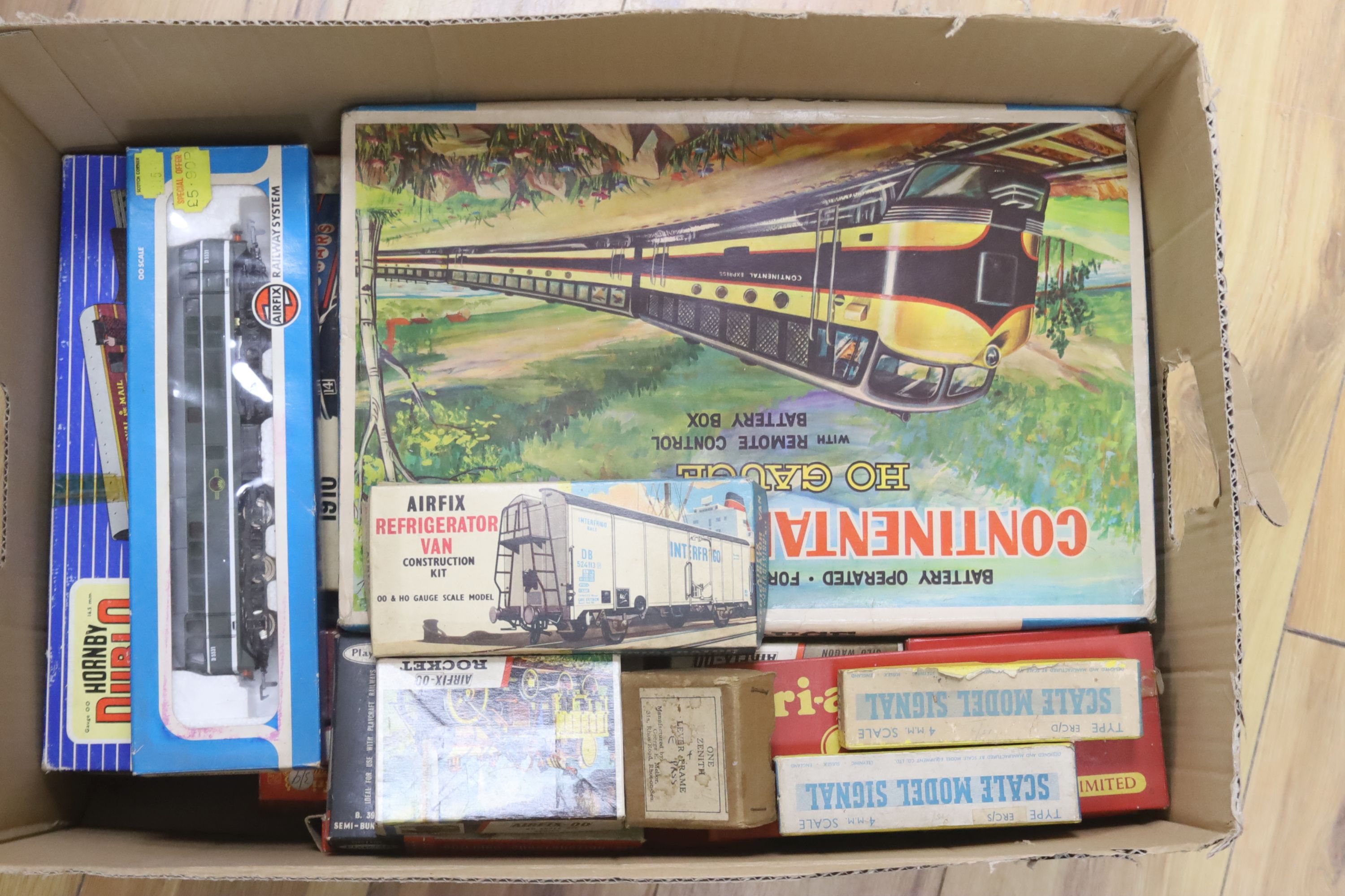 A quantity of mixed model kits to include Airfix, Triang etc.